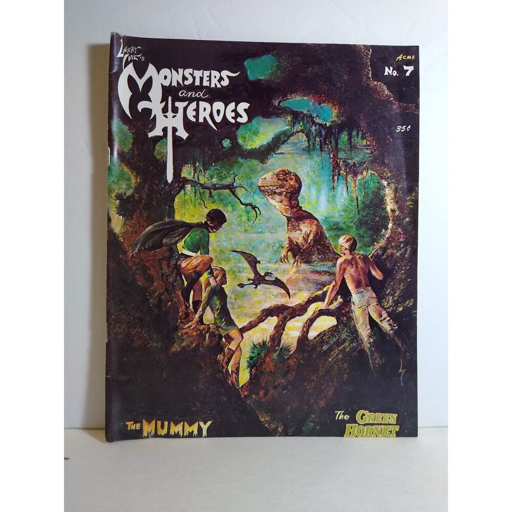 Monsters and Heroes Magazine 1969 No. 7 Mummy Green Hornet Spider-Man Larry Ivie